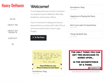Tablet Screenshot of nancydehaven.com